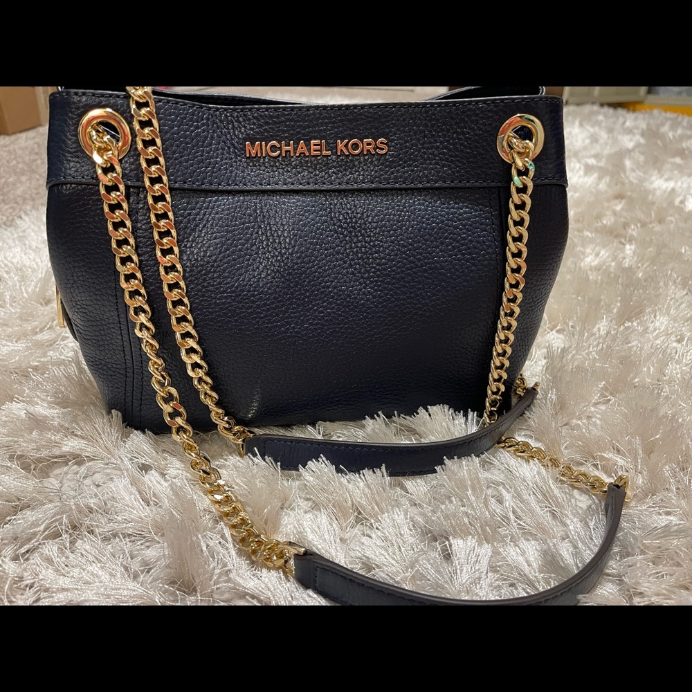 ✨ Brand New Michael Kors Jet Set Item Medium Chain Messenger Shoulder Bag ✨ - Picture 8 of 16